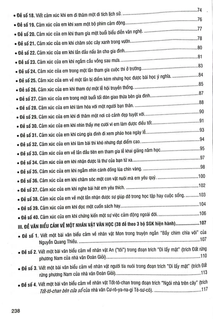 CHUYÊN ĐỀ VĂN BIỂU CẢM LỚP 7 (Theo chương trình GDPT mới)